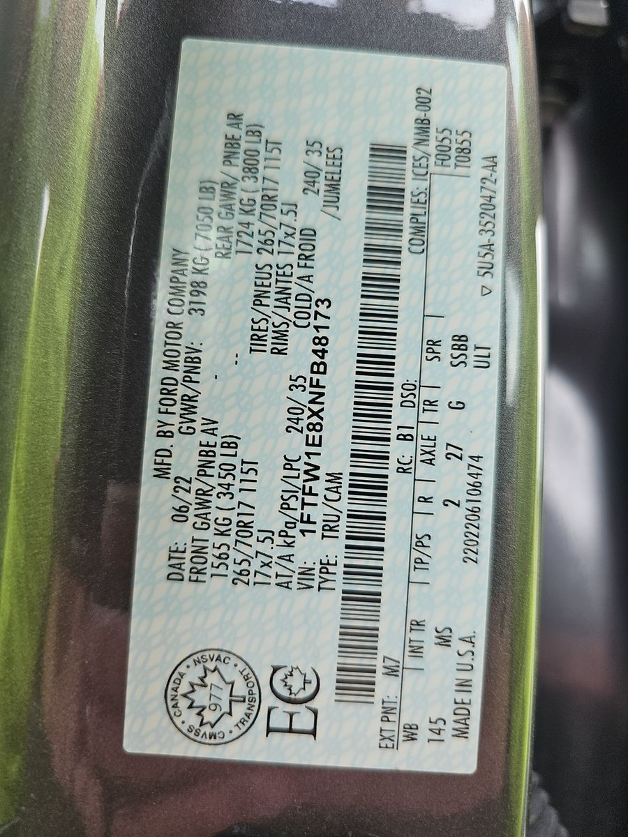 2022 Ford F-150 XLT AWD