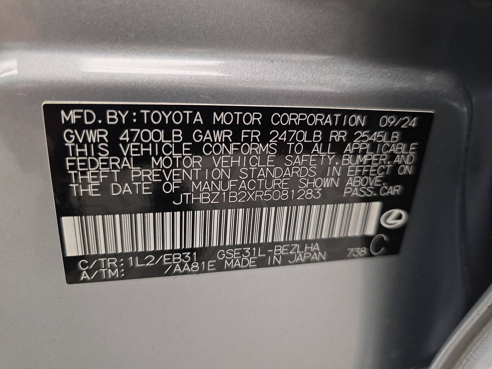 2024 Lexus IS IS 350 F SPORT Design RWD