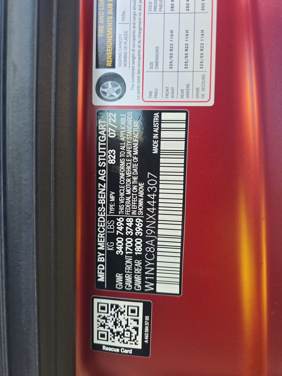 2022 Mercedes-Benz G-Class AMG G 63 4x4 Squared AWD