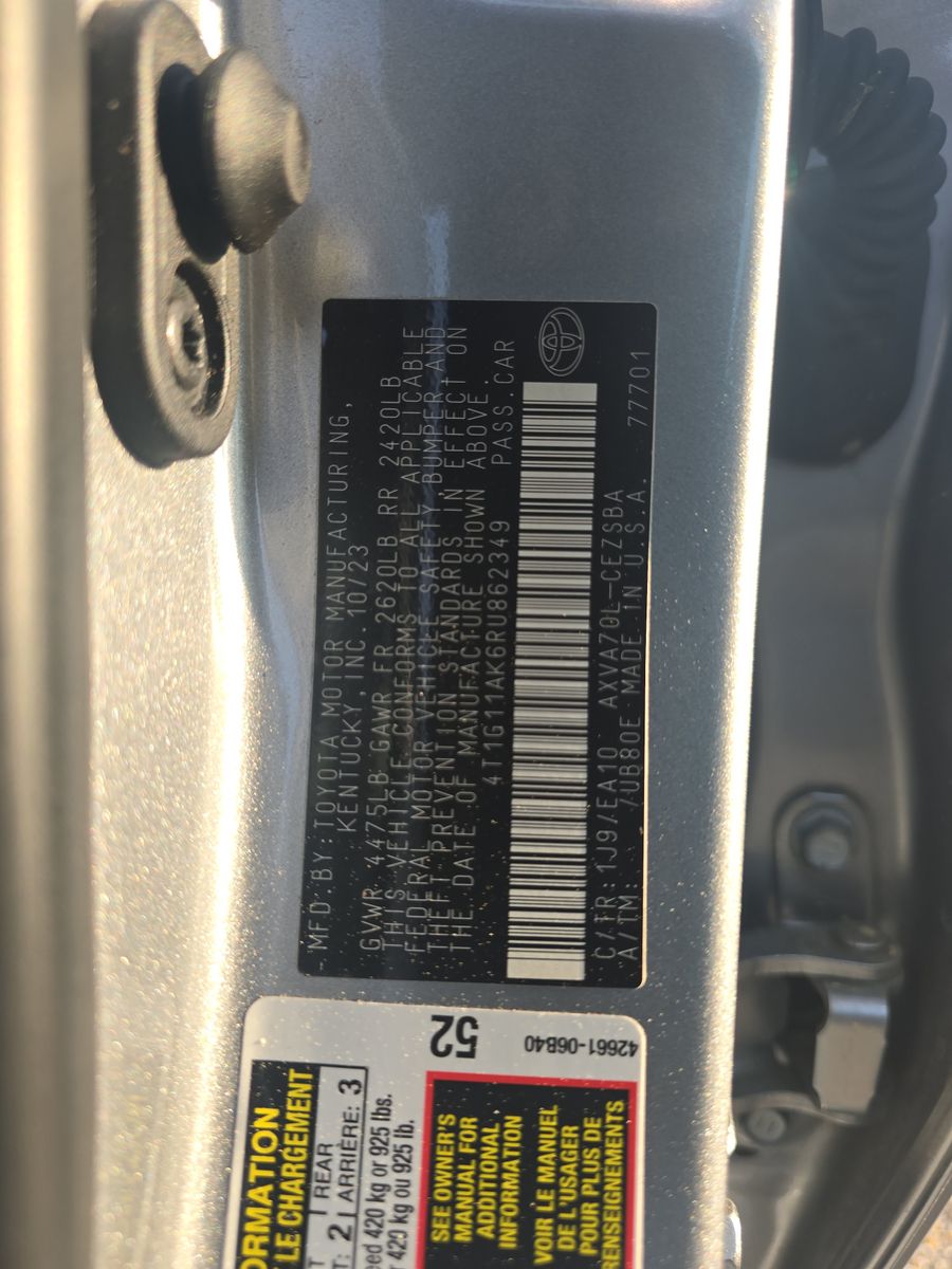 2024 Toyota Camry SE FWD