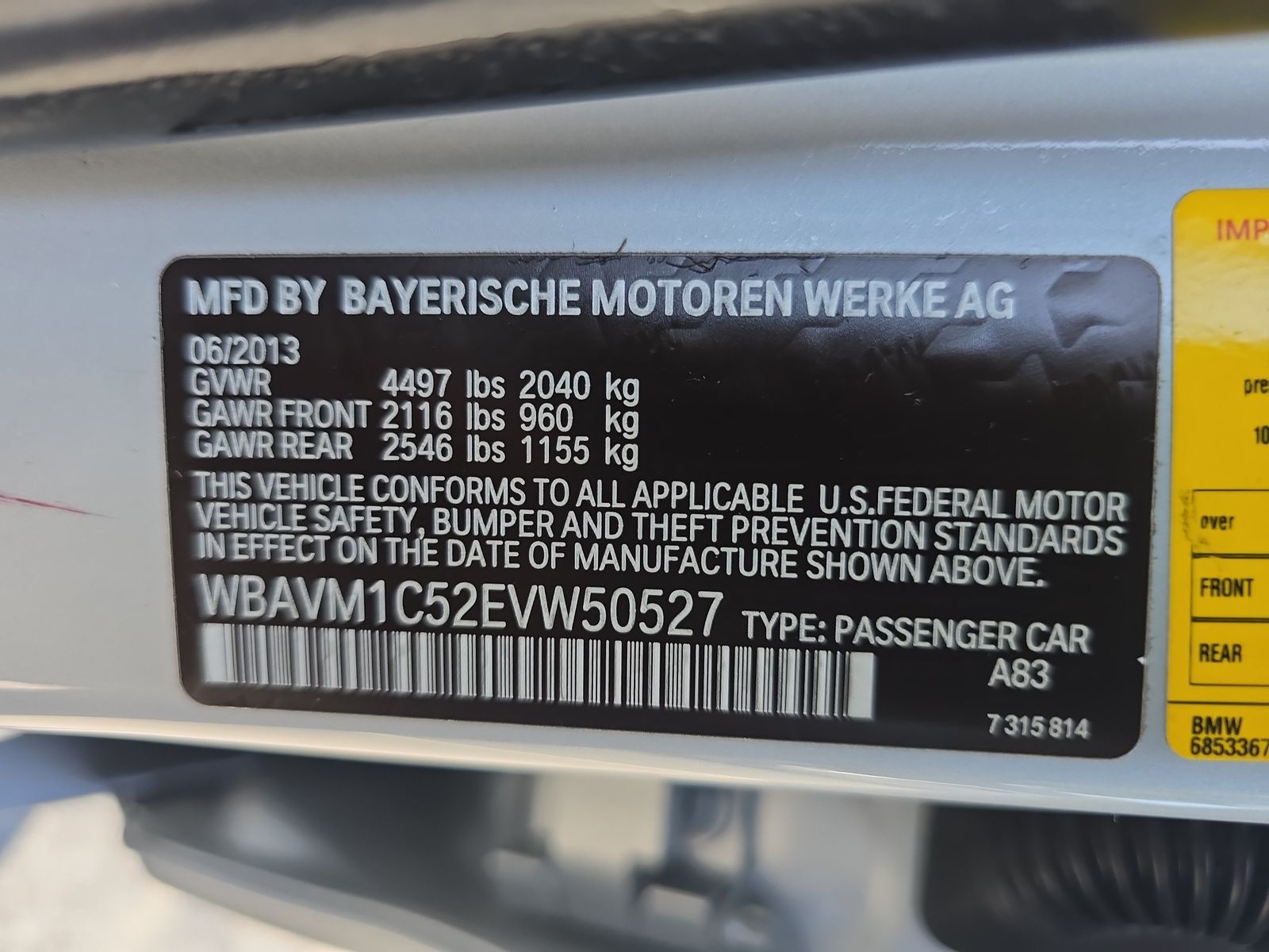 2014 BMW X1 sDrive28i RWD