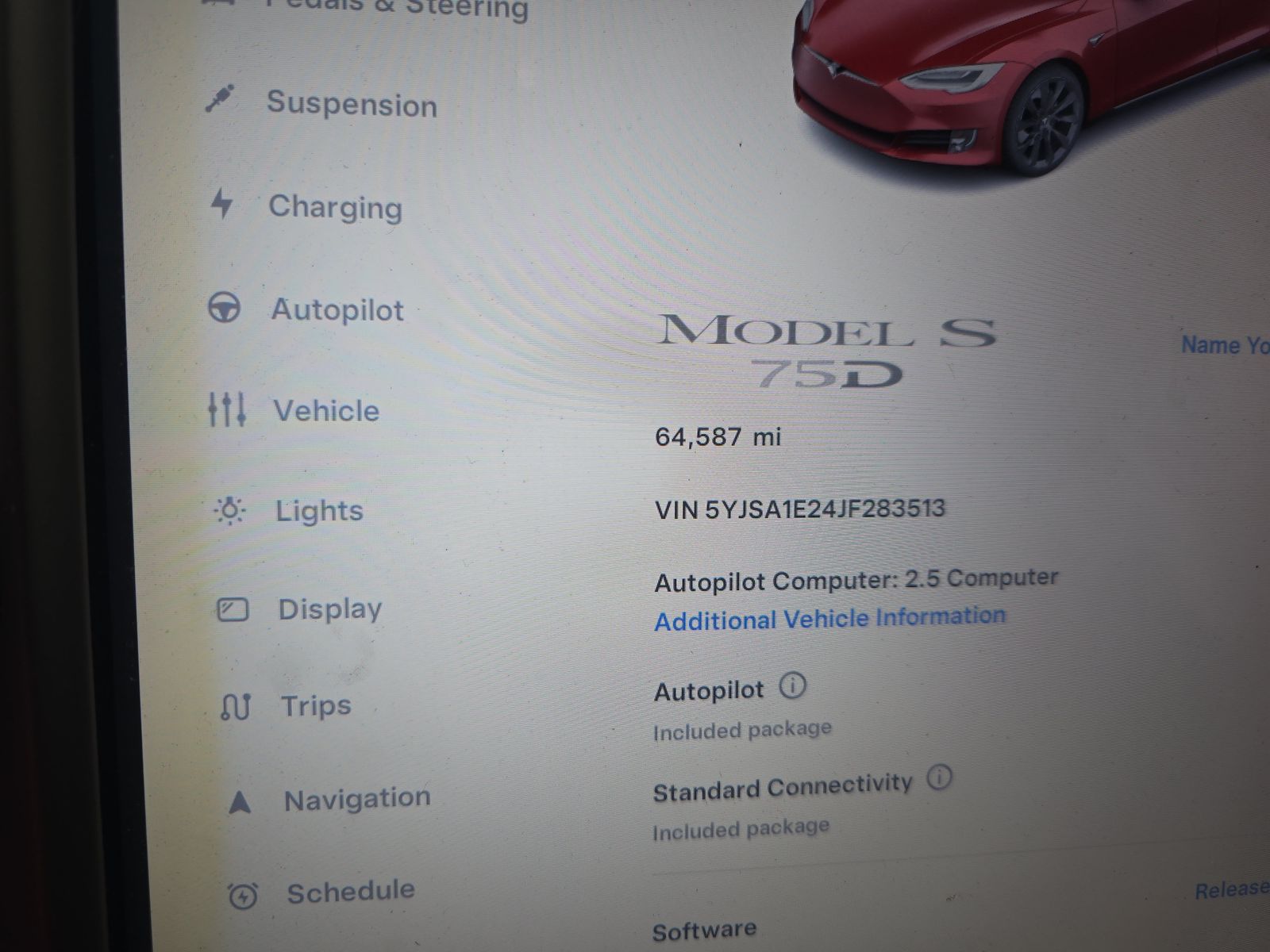 2018 Tesla Model S 75D AWD