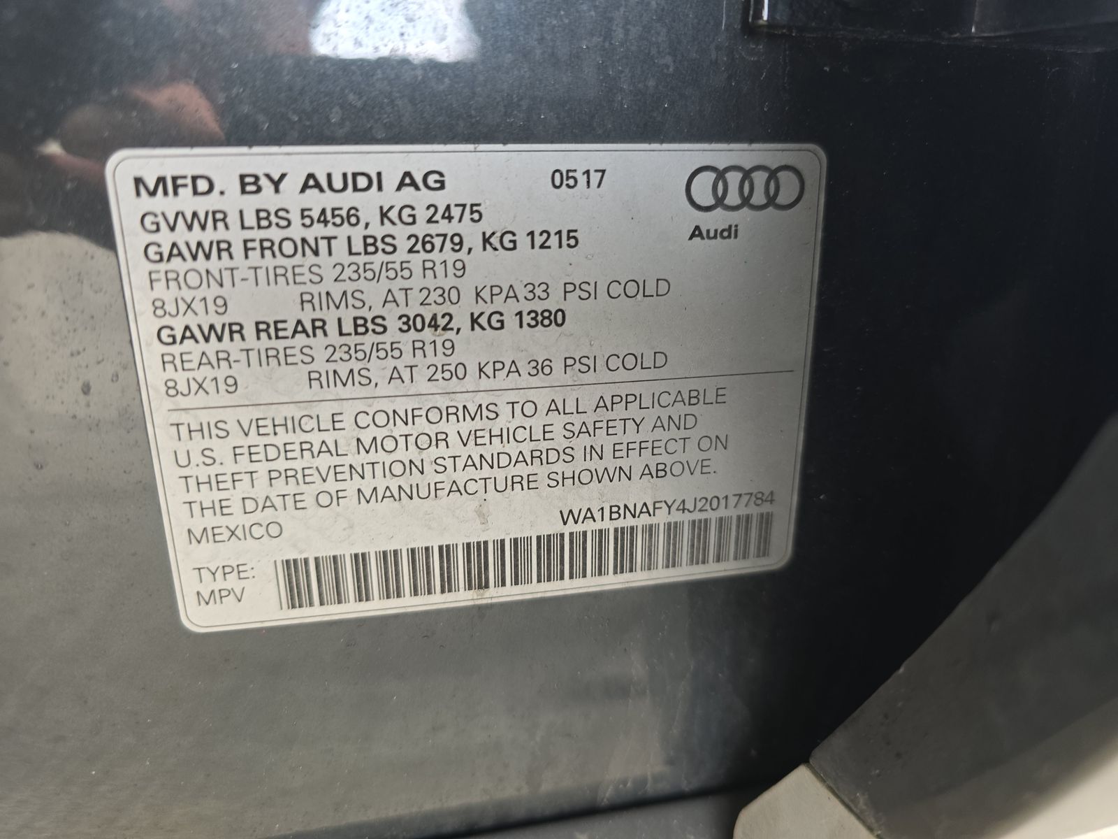 2018 Audi Q5 Premium Plus AWD