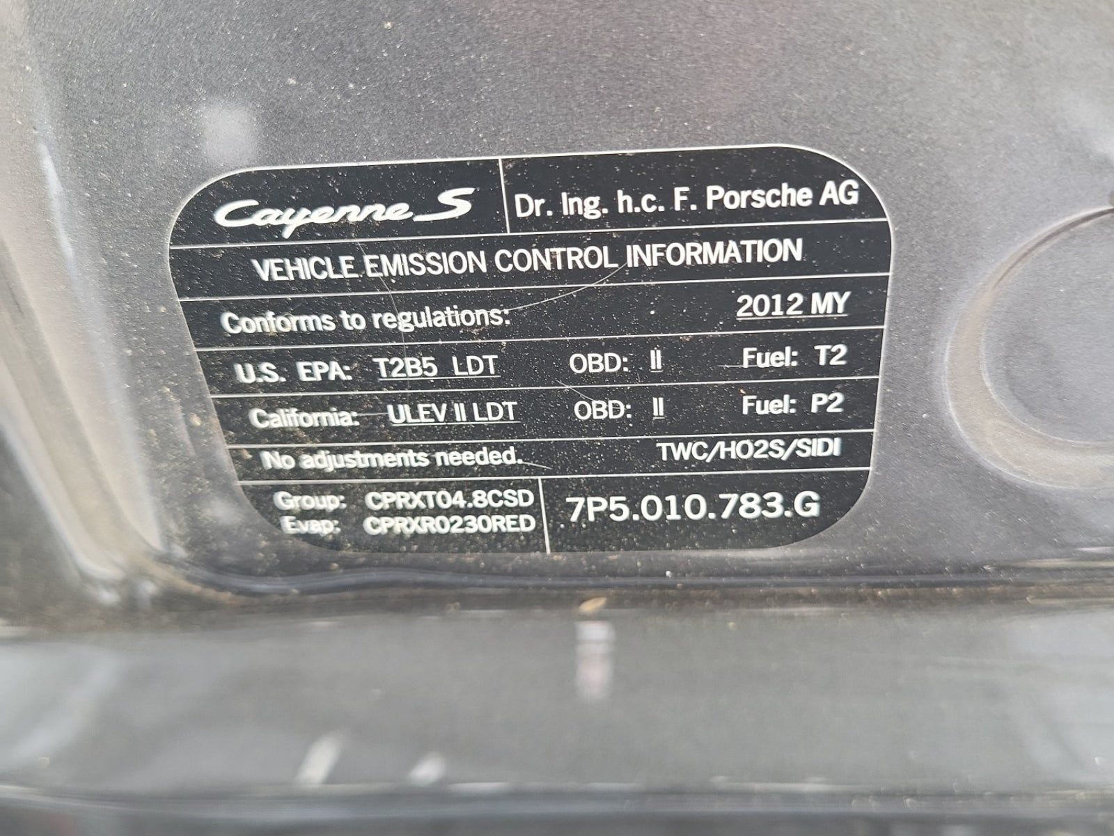 2012 Porsche Cayenne S AWD