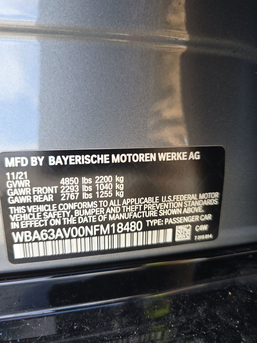 2022 BMW 4 Series 430i RWD