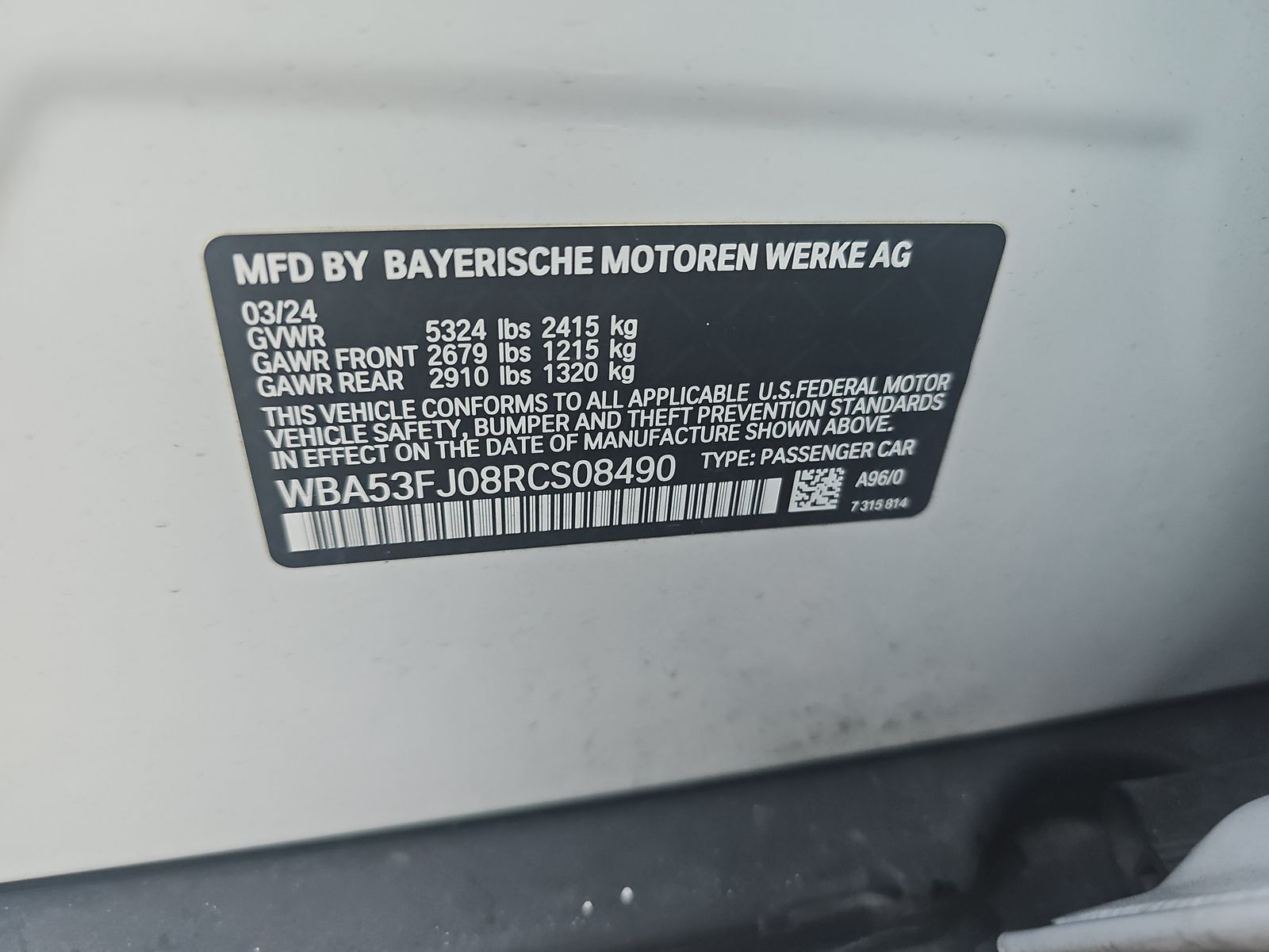 2024 BMW 5 Series 530i xDrive AWD