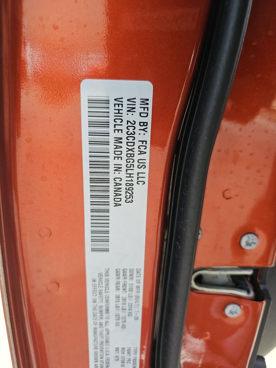 2020 Dodge Charger SXT RWD