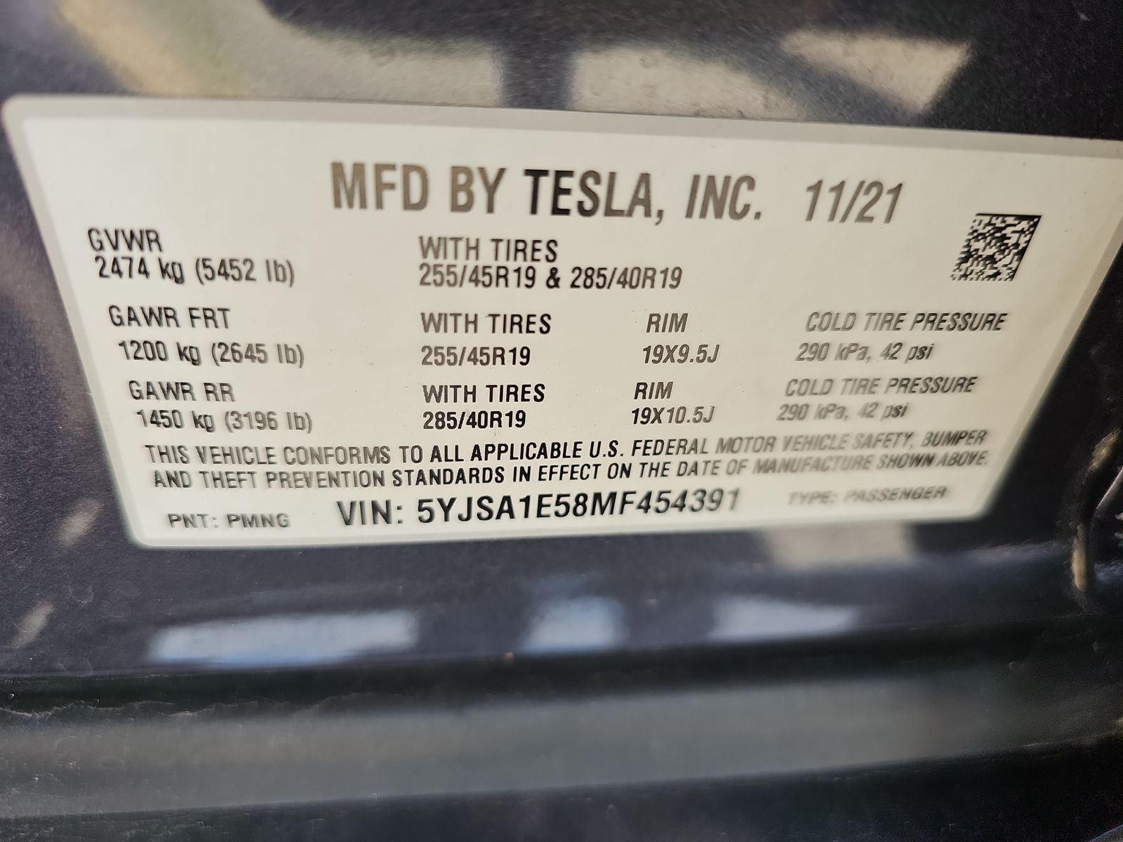 2021 Tesla Model S Long Range AWD