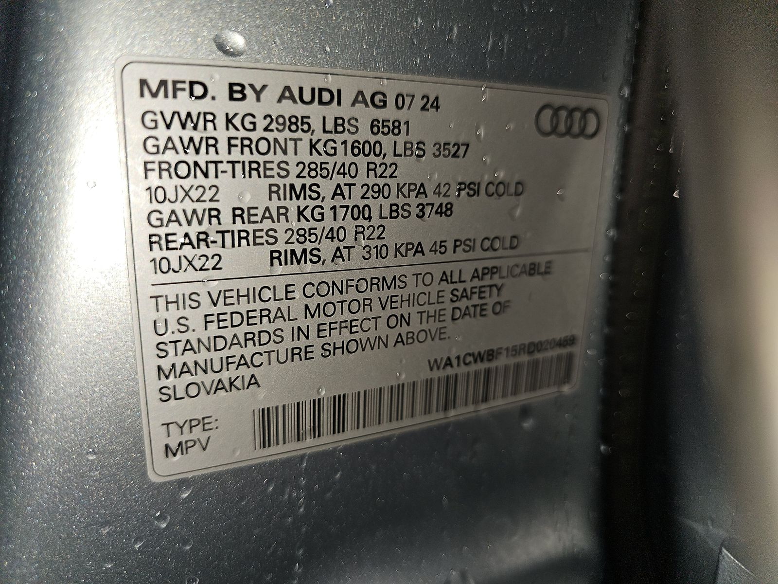 2024 Audi SQ8 Prestige AWD