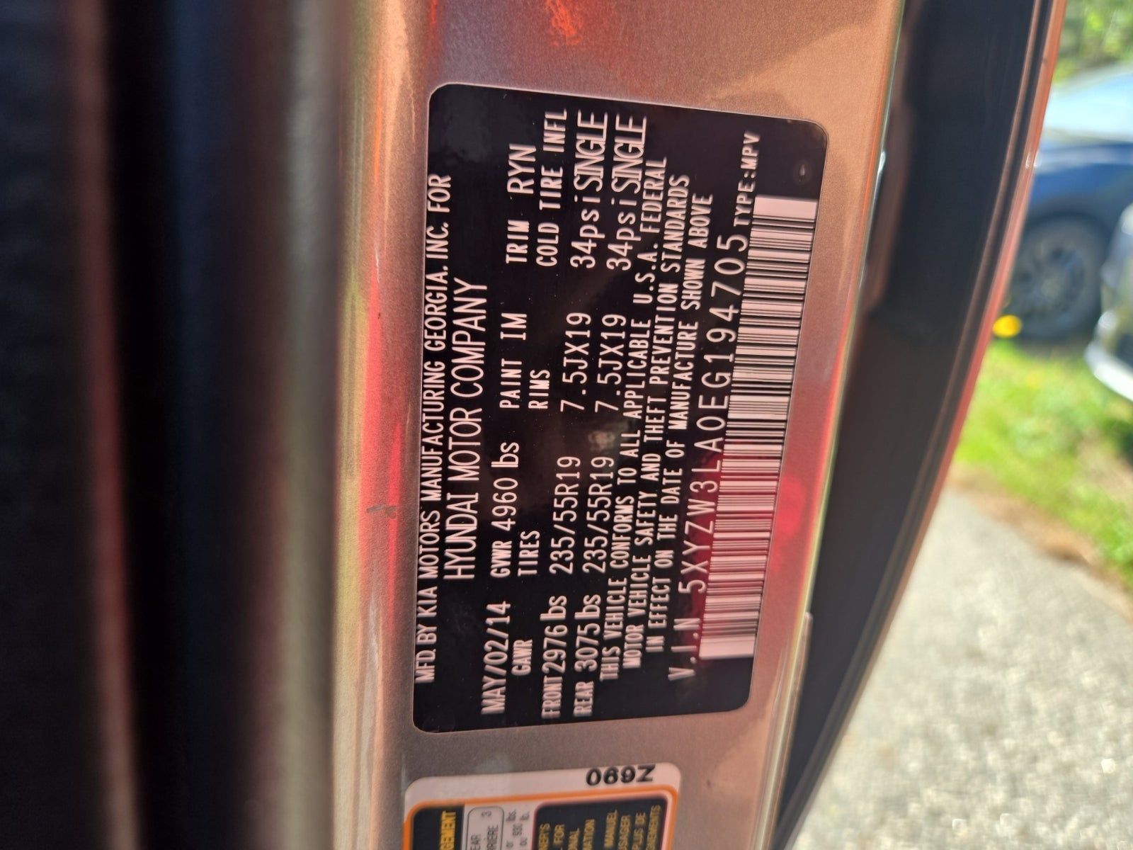 2014 Hyundai Santa Fe Sport 2.0T FWD