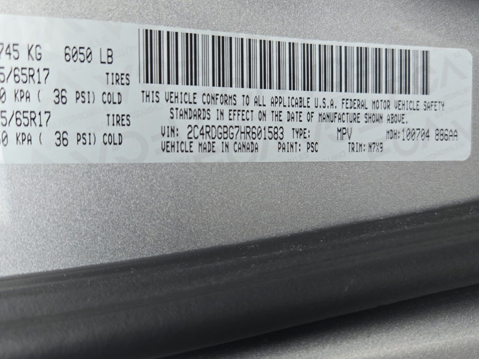 2017 Dodge Grand Caravan SE Plus FWD