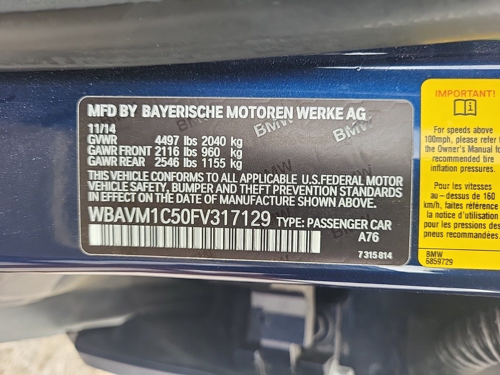 2015 BMW X1 sDrive28i RWD