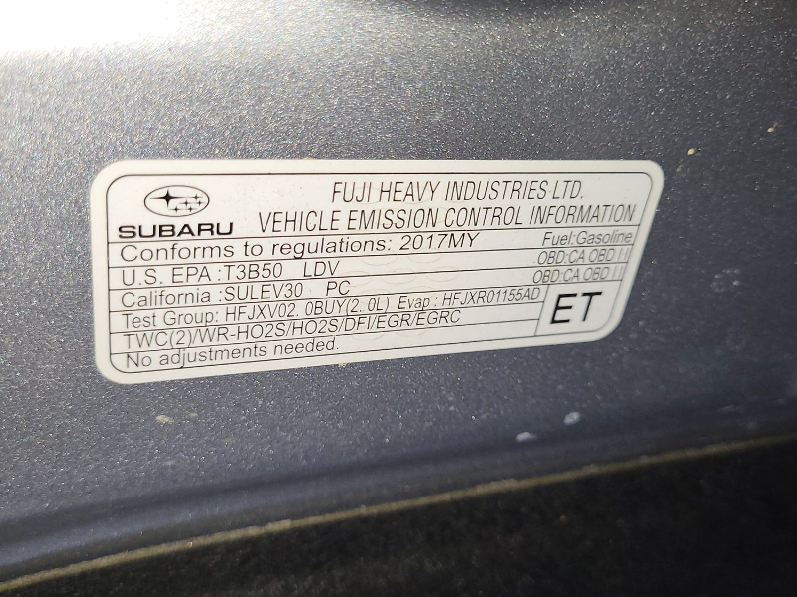 2017 Subaru Impreza 2.0i Limited AWD