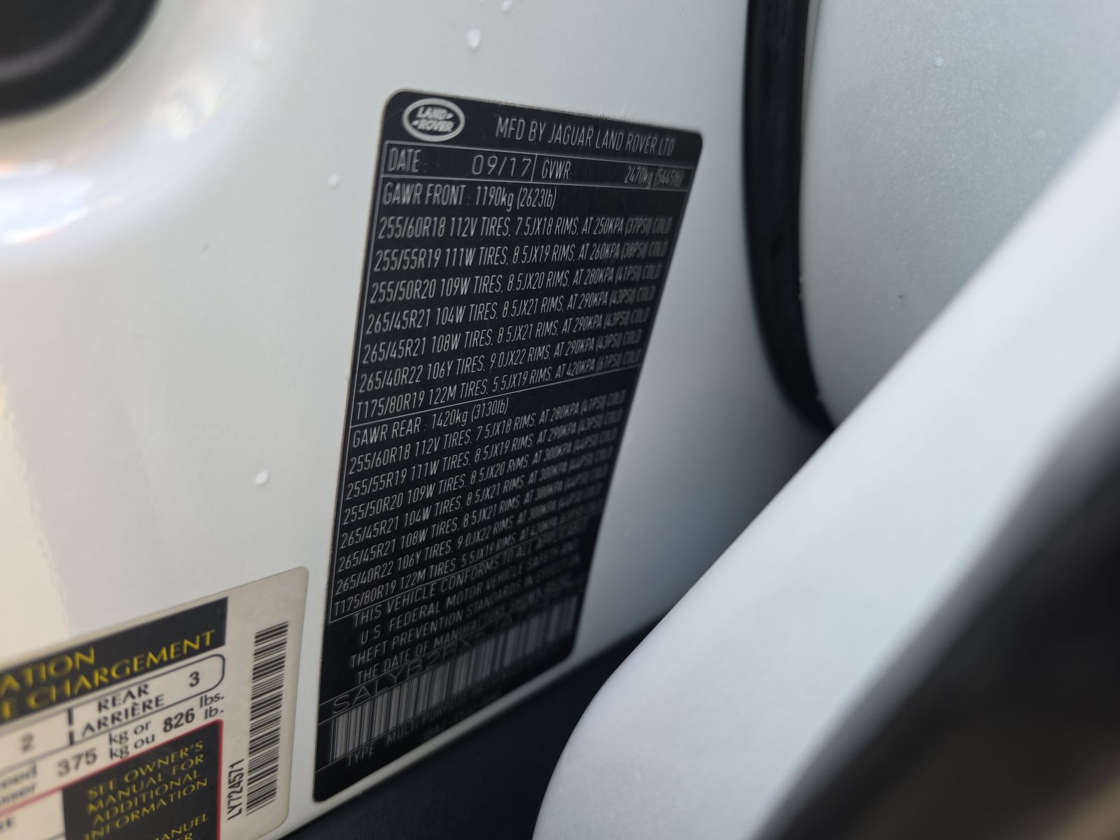 2018 Land Rover Range Rover Velar S AWD