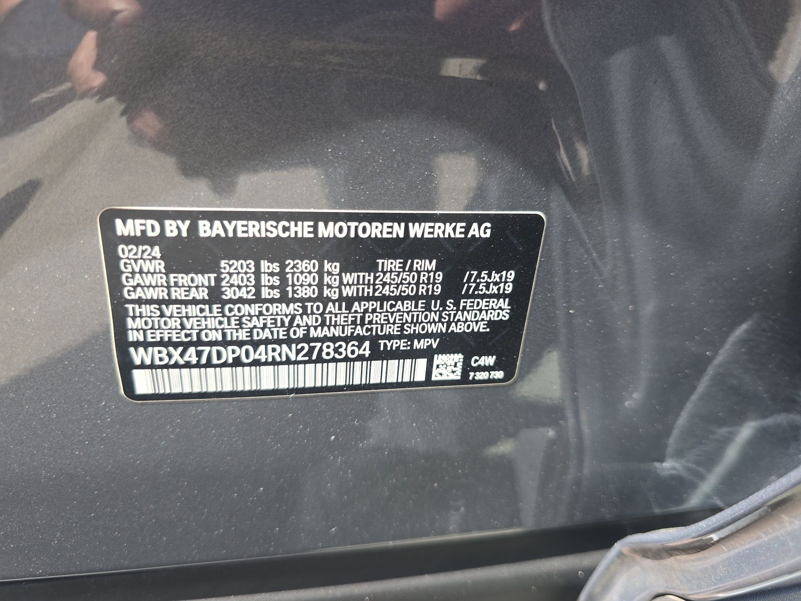 2024 BMW X3 sDrive30i RWD