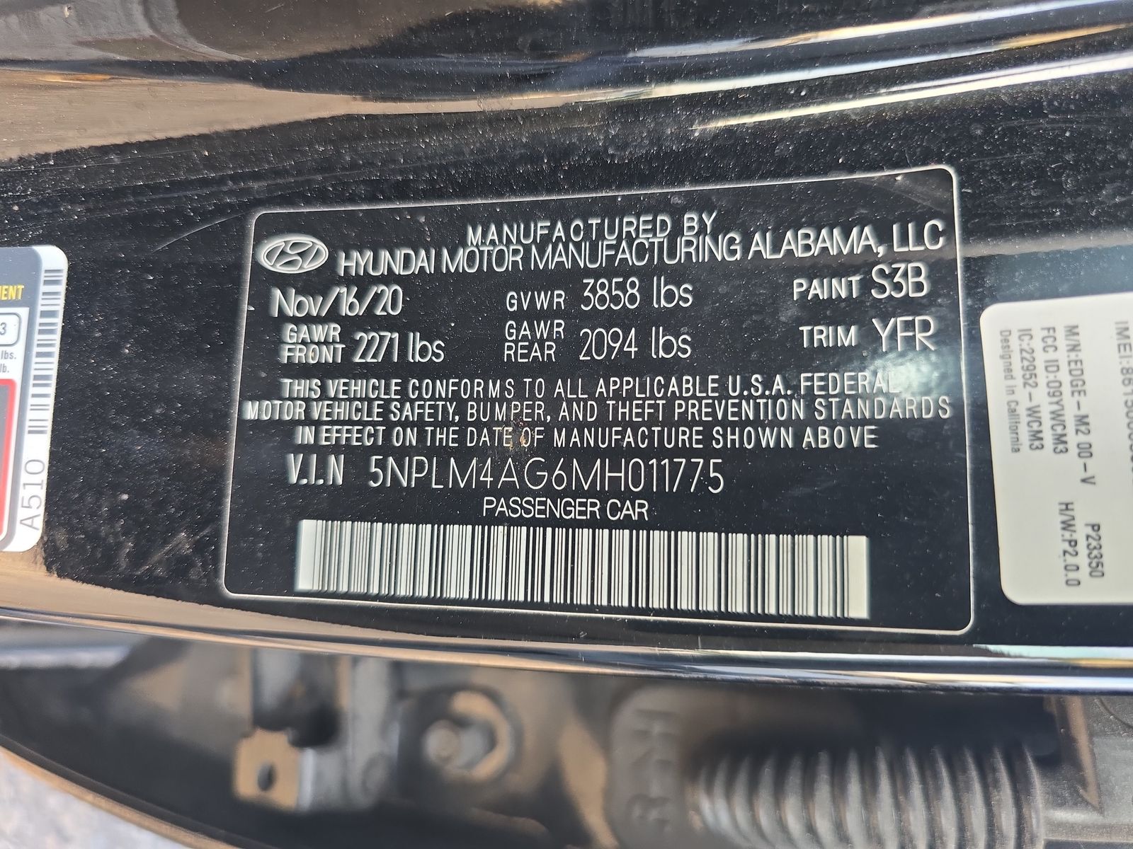 2021 Hyundai Elantra SEL FWD