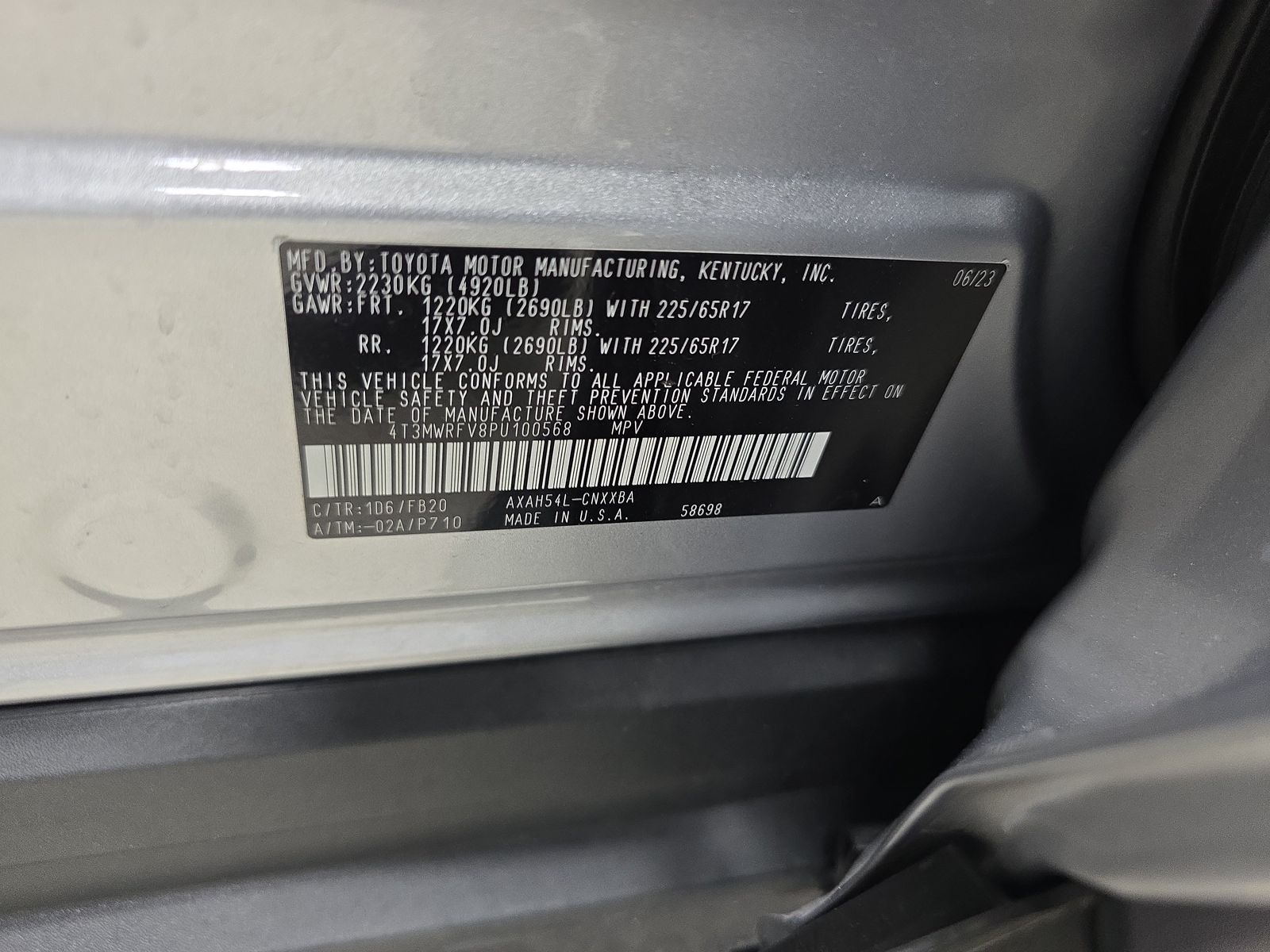 2023 Toyota RAV4 Hybrid LE AWD