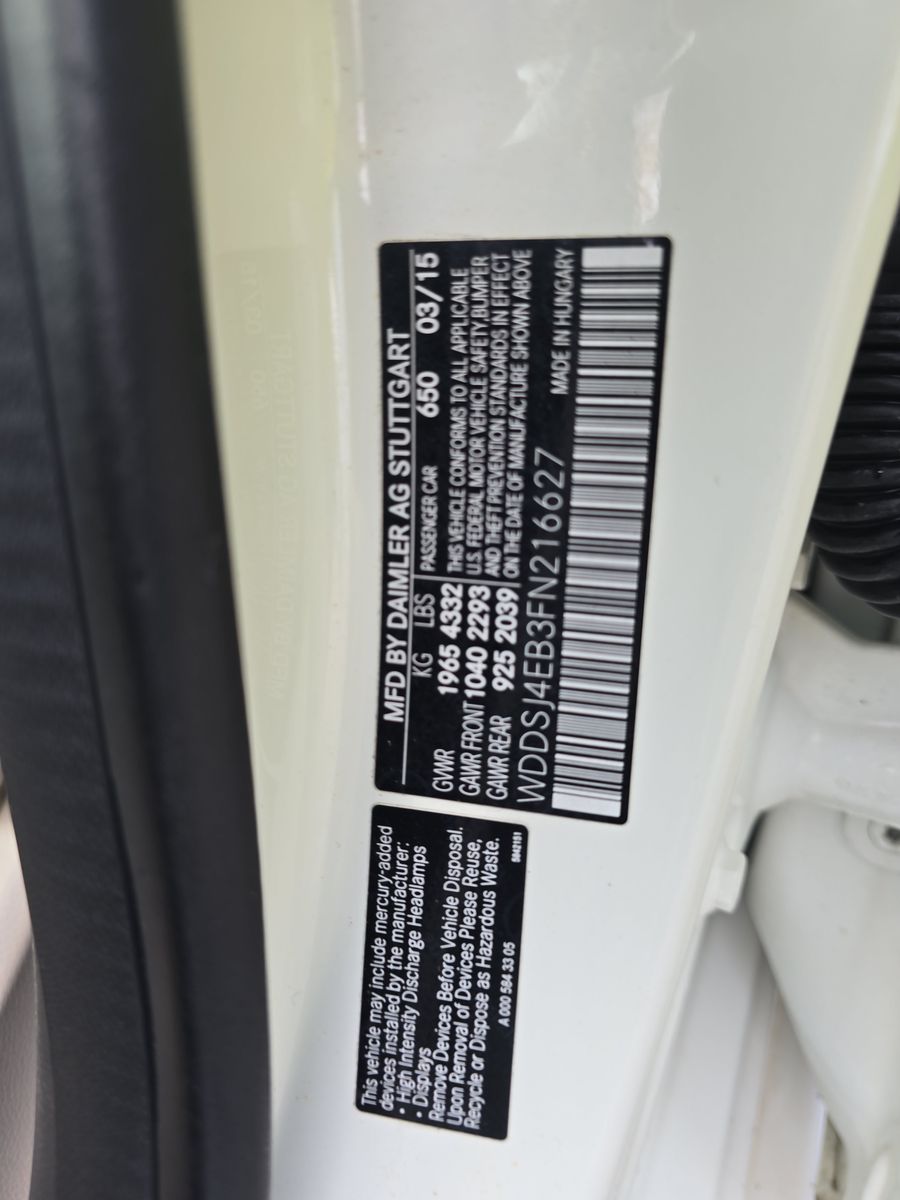 2015 Mercedes-Benz CLA CLA 250 FWD