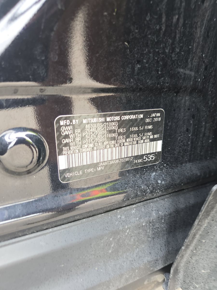 2019 Mitsubishi Eclipse Cross ES AWD