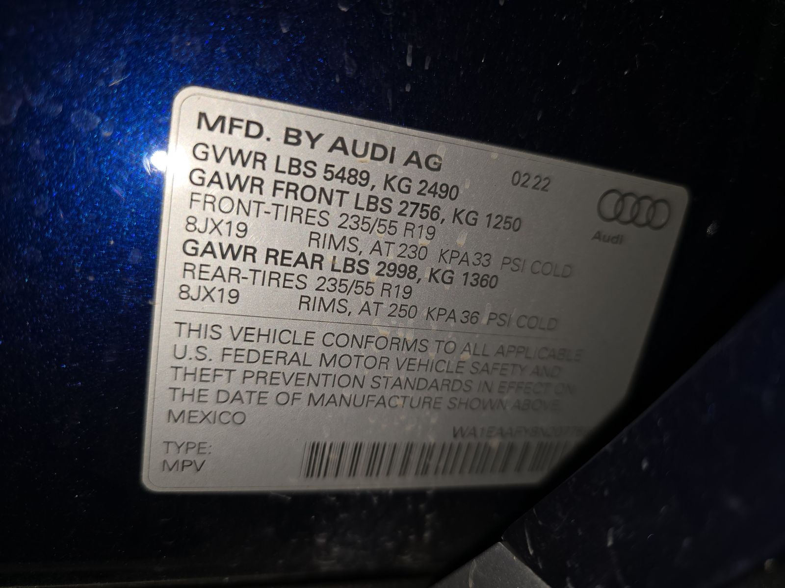 2022 Audi Q5 S line Premium Plus AWD