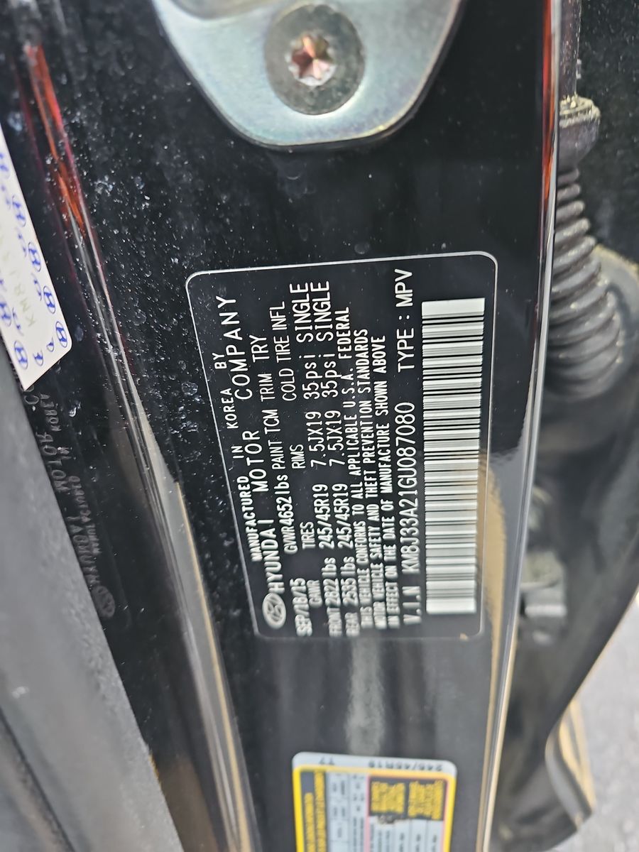 2016 Hyundai Tucson Limited FWD