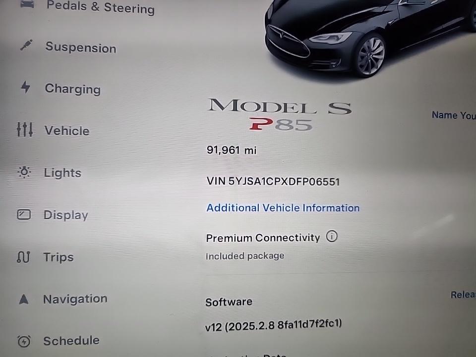 2013 Tesla Model S Performance RWD