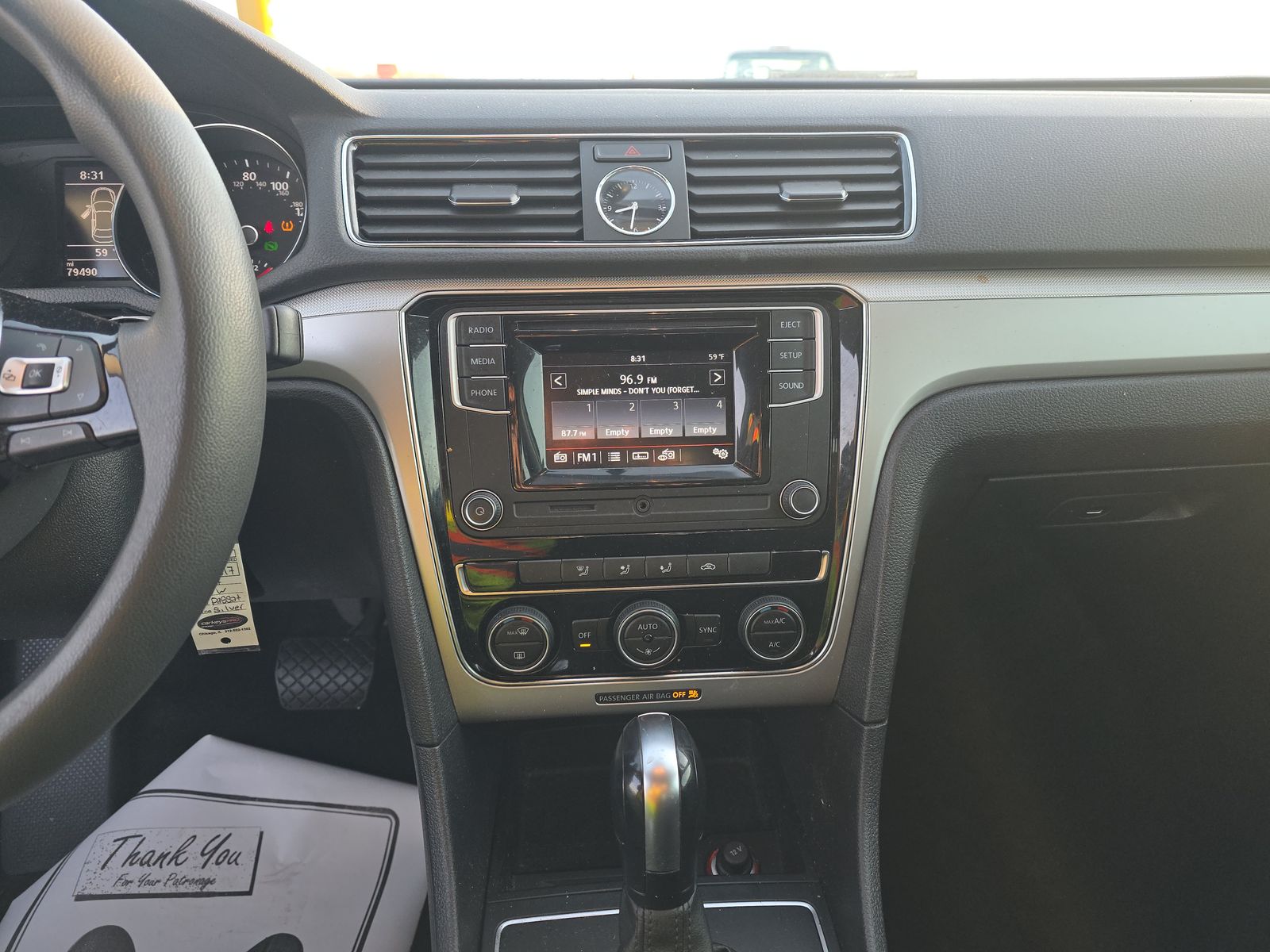 2017 Volkswagen Passat 1.8T S FWD