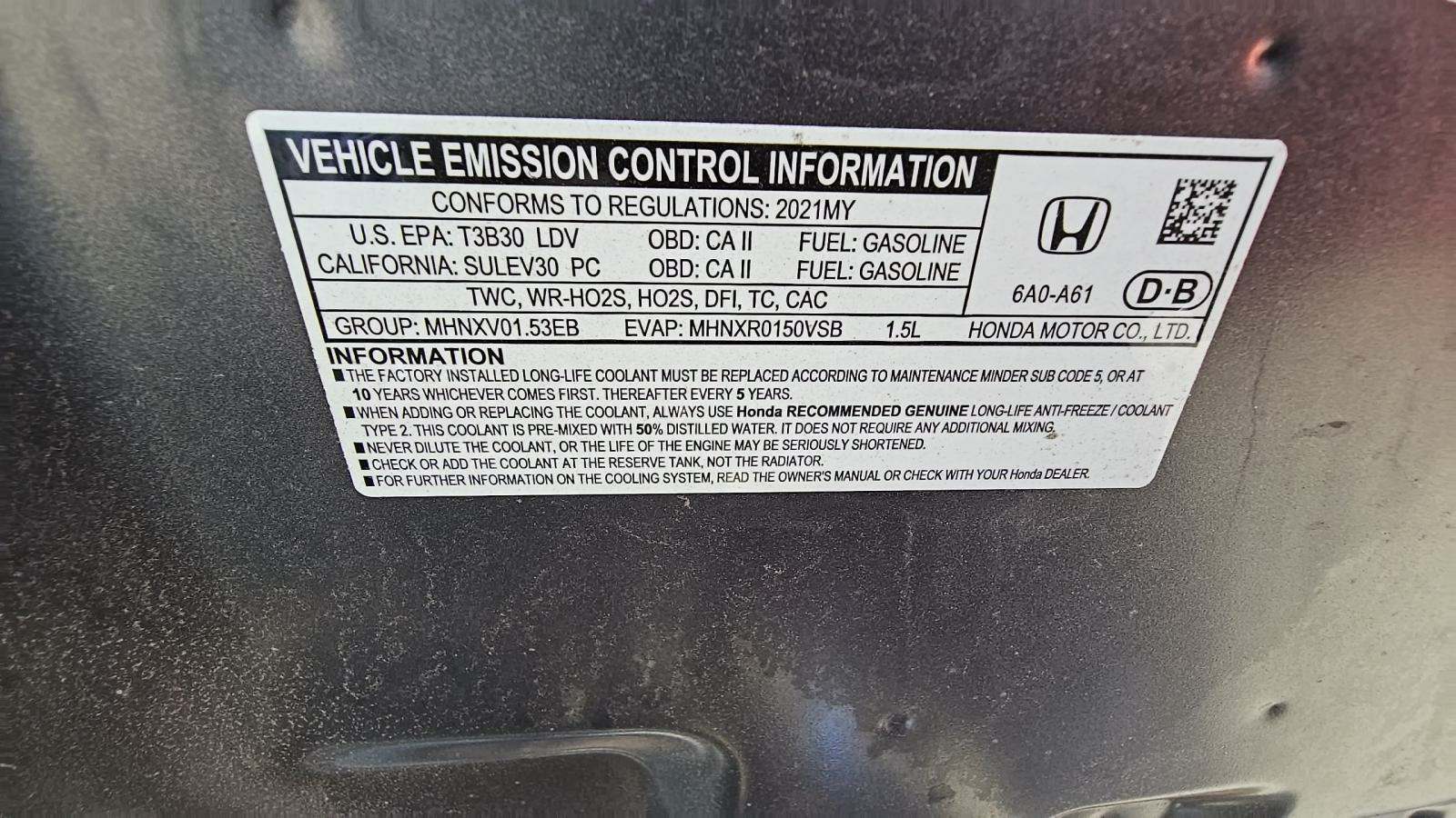 2021 Honda Accord LX FWD