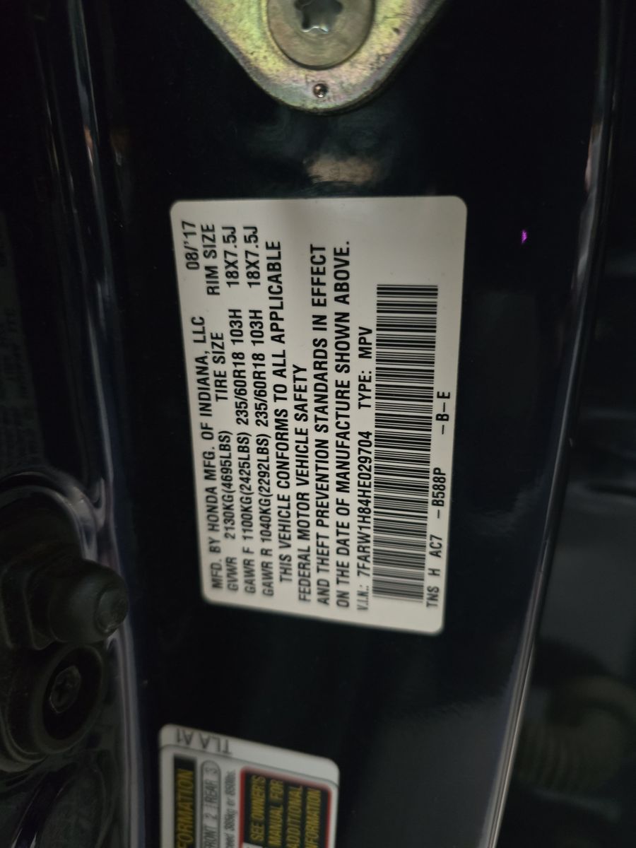 2017 Honda CR-V EX-L FWD