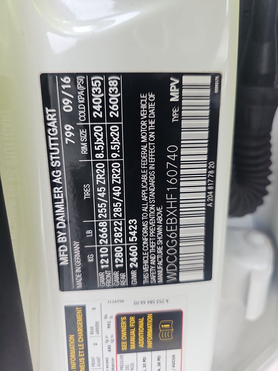 2017 Mercedes-Benz GLC AMG GLC 43 AWD