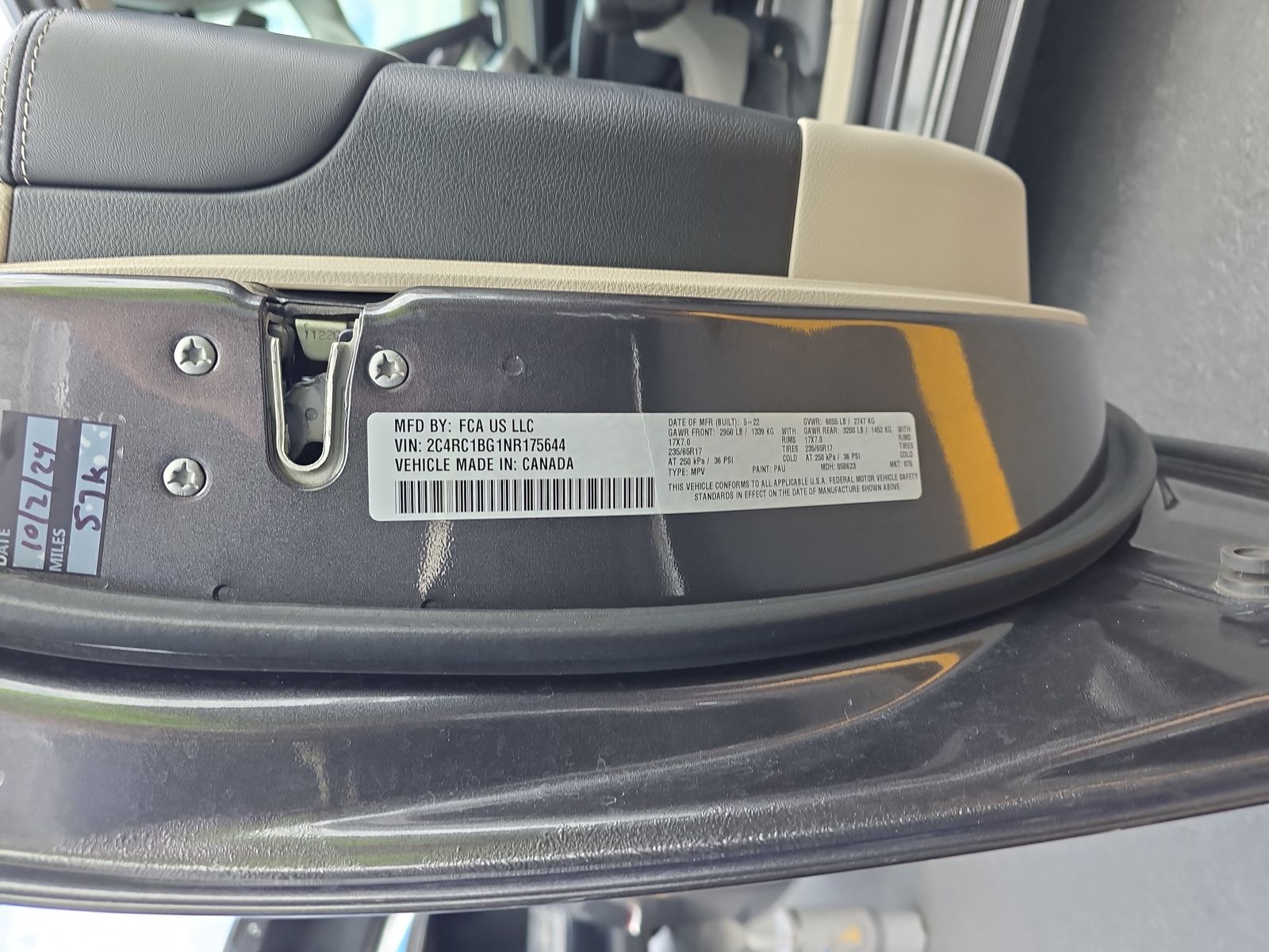 2022 Chrysler Pacifica Touring L FWD