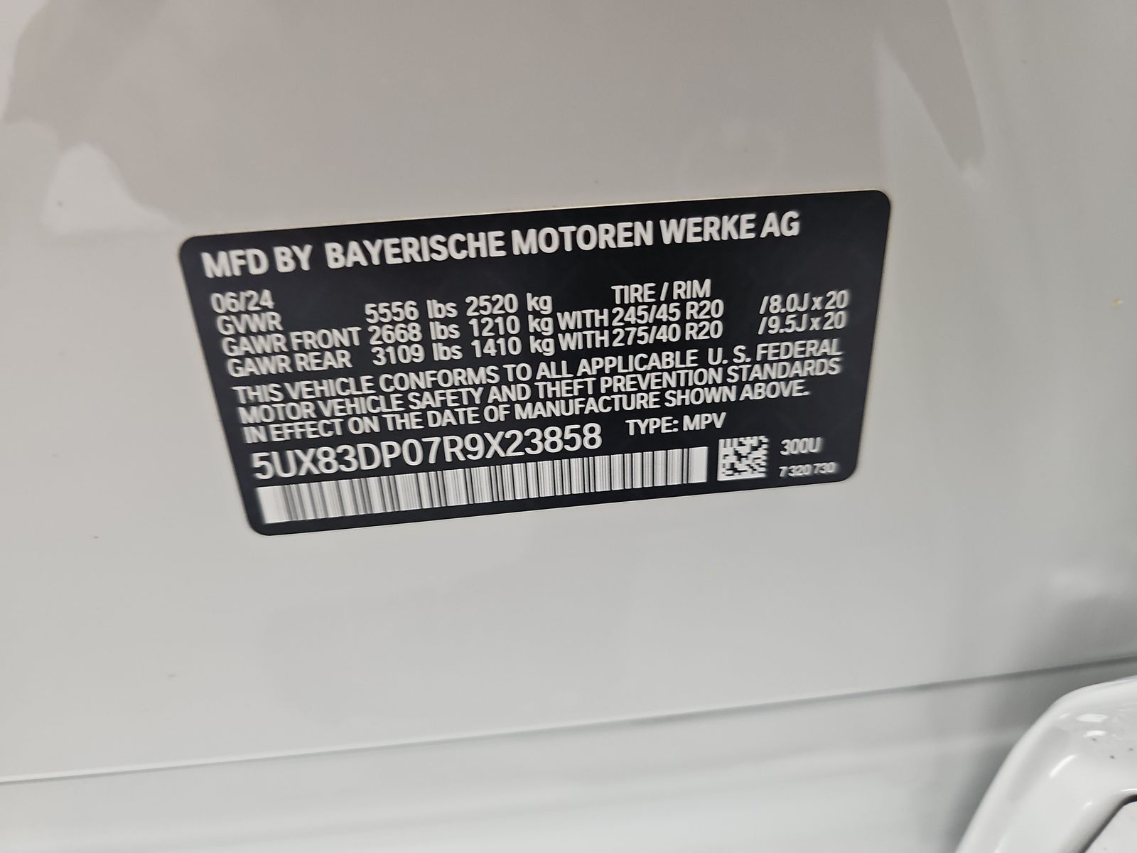 2024 BMW X3 M40i AWD