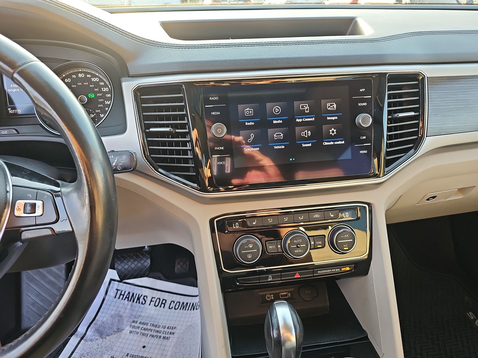 2018 Volkswagen Atlas 3.6L SEL FWD