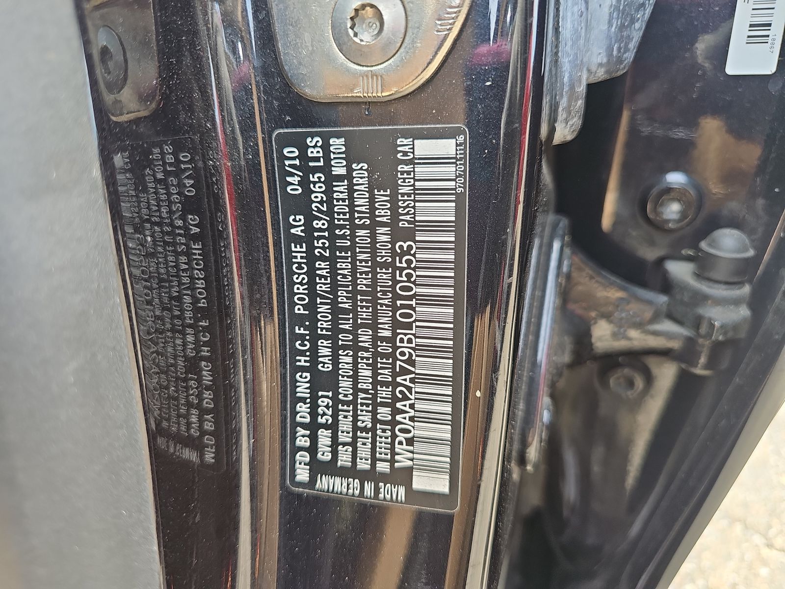 2011 Porsche Panamera Base FWD