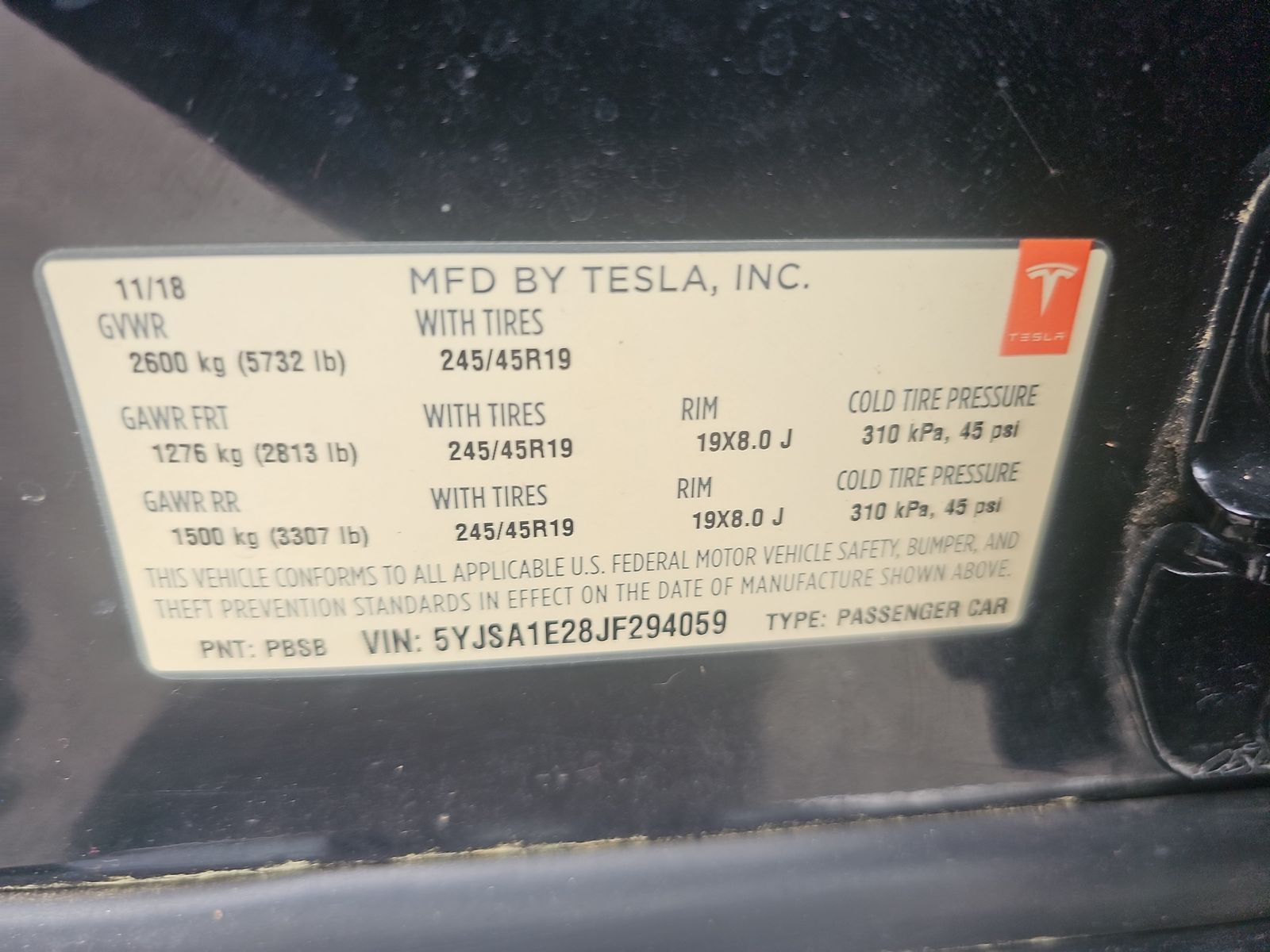 2018 Tesla Model S 100D AWD