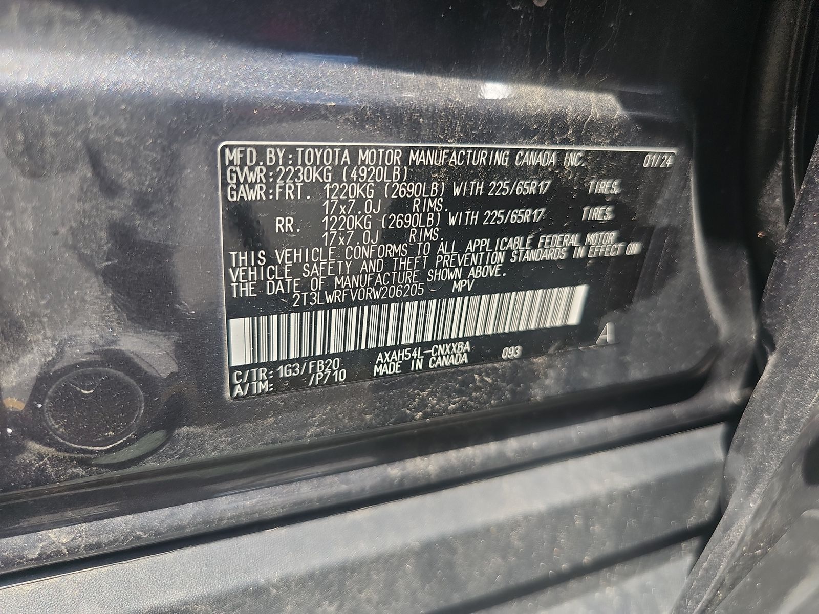 2024 Toyota RAV4 Hybrid LE AWD