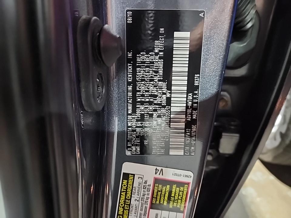 2010 Toyota Venza Base FWD