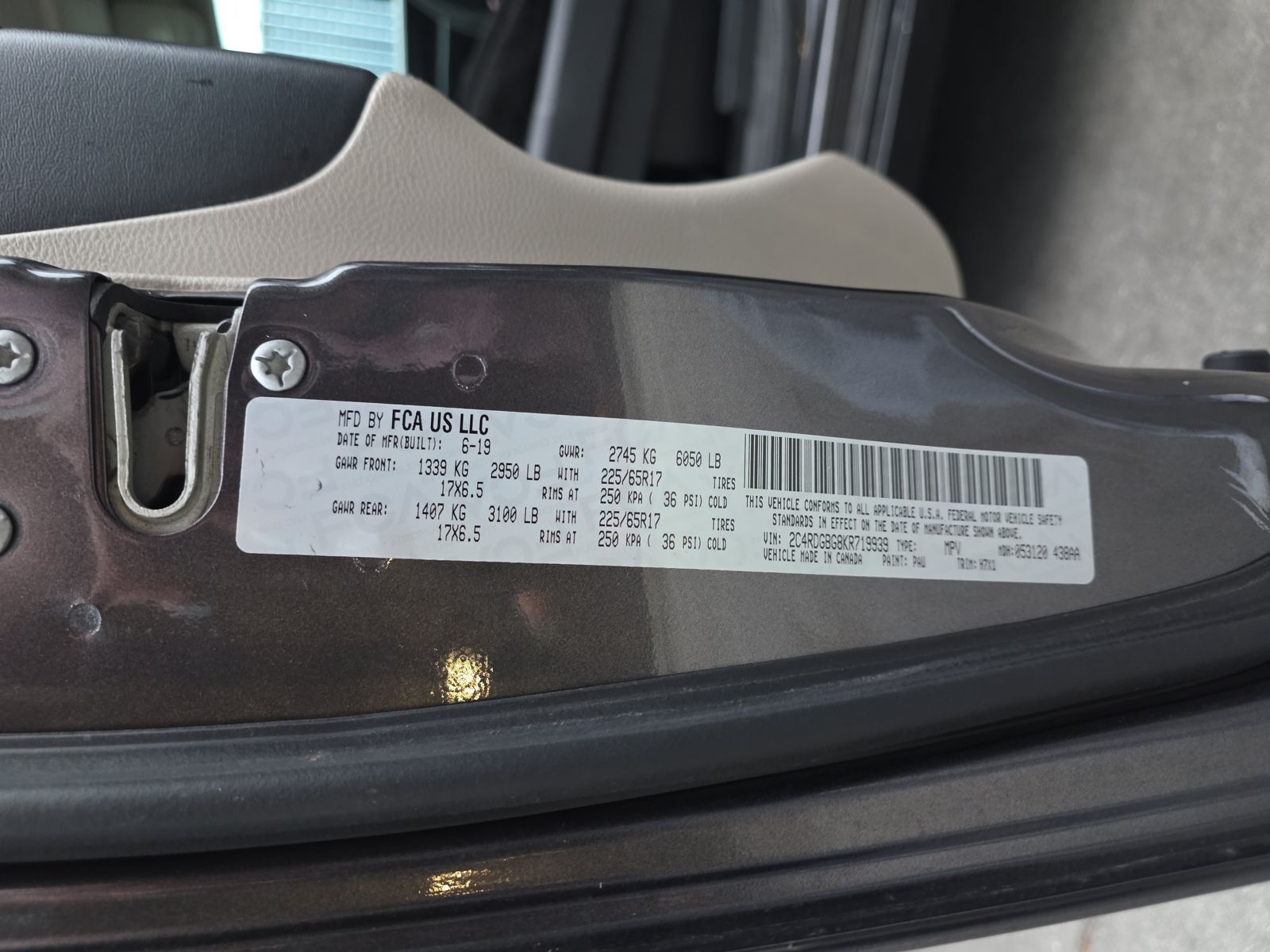 2019 Dodge Grand Caravan SE FWD