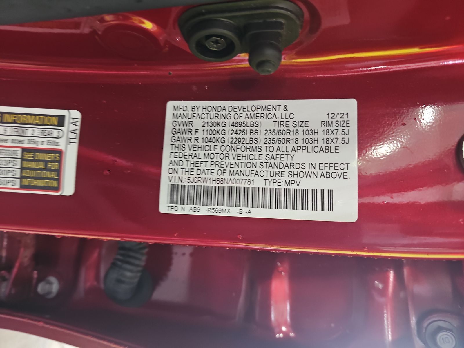 2022 Honda CR-V EX-L FWD