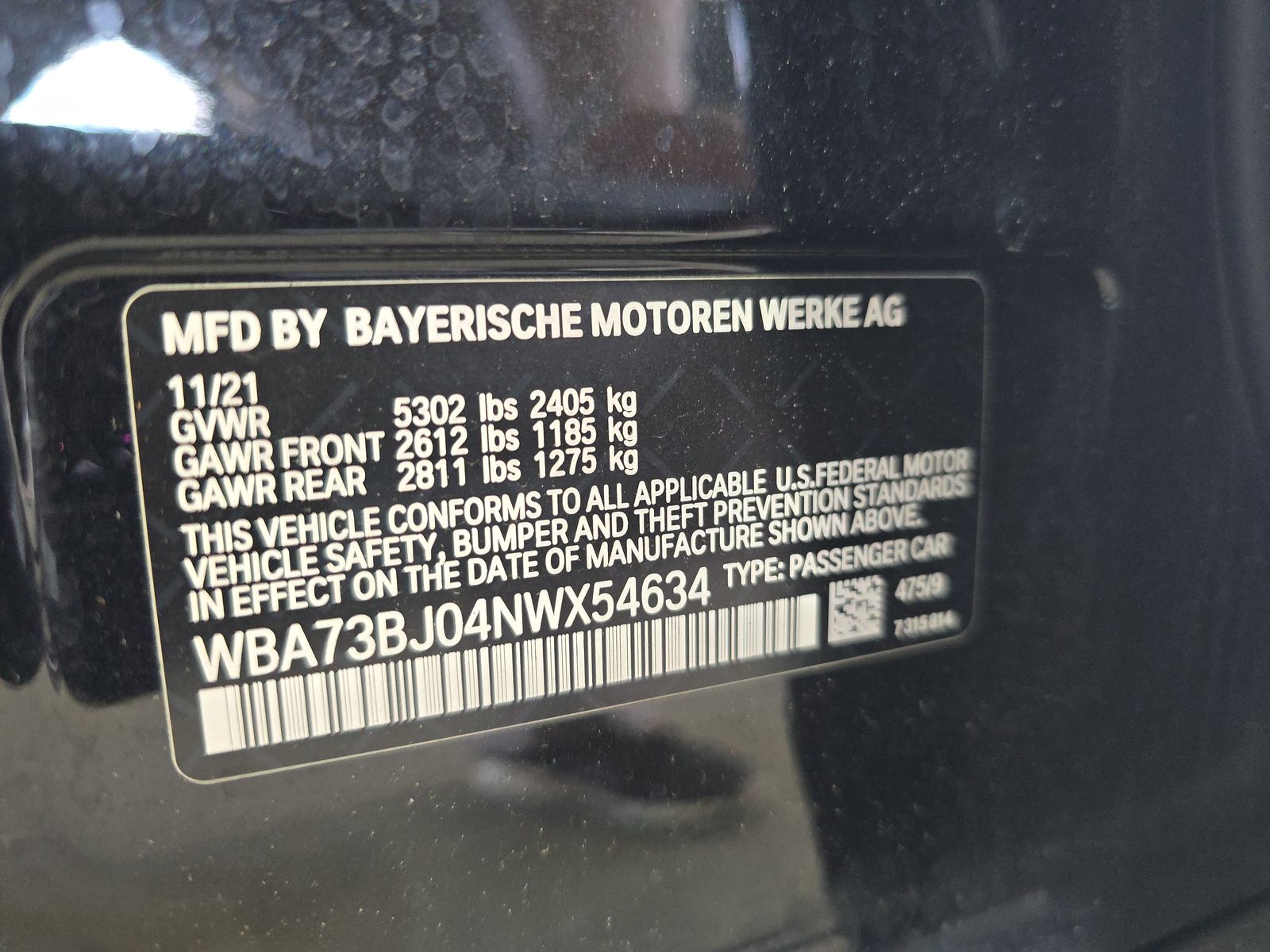 2022 BMW 5 Series 540i xDrive AWD