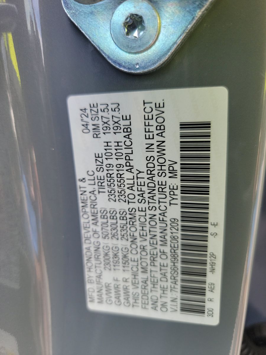 2024 Honda CR-V Hybrid Touring AWD