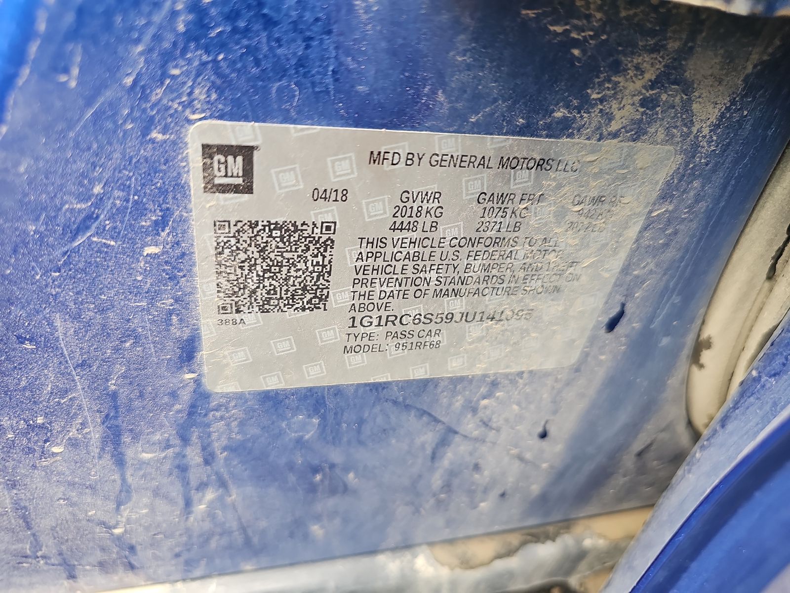 2018 Chevrolet Volt LT FWD