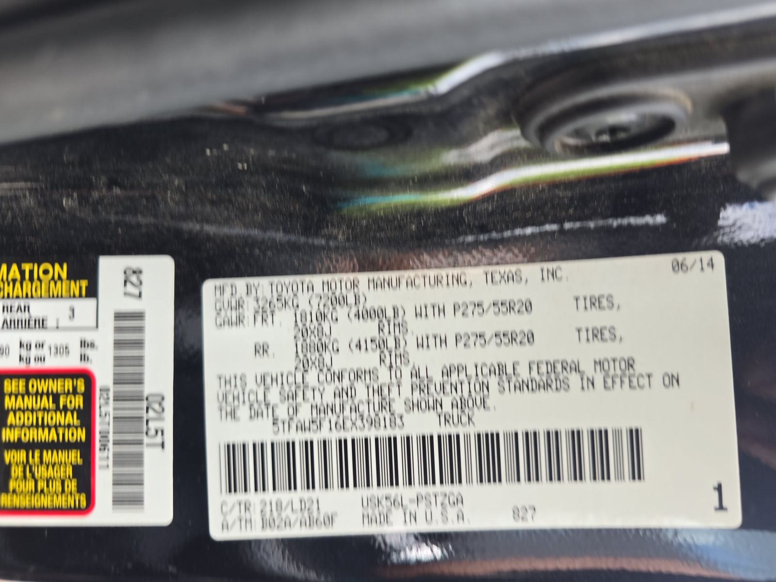 2014 Toyota Tundra 1794 Edition AWD