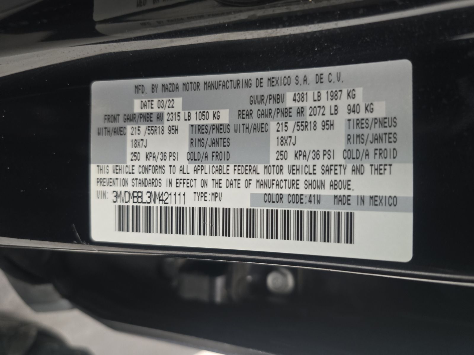 2022 MAZDA CX-30 2.5 S Select Package AWD