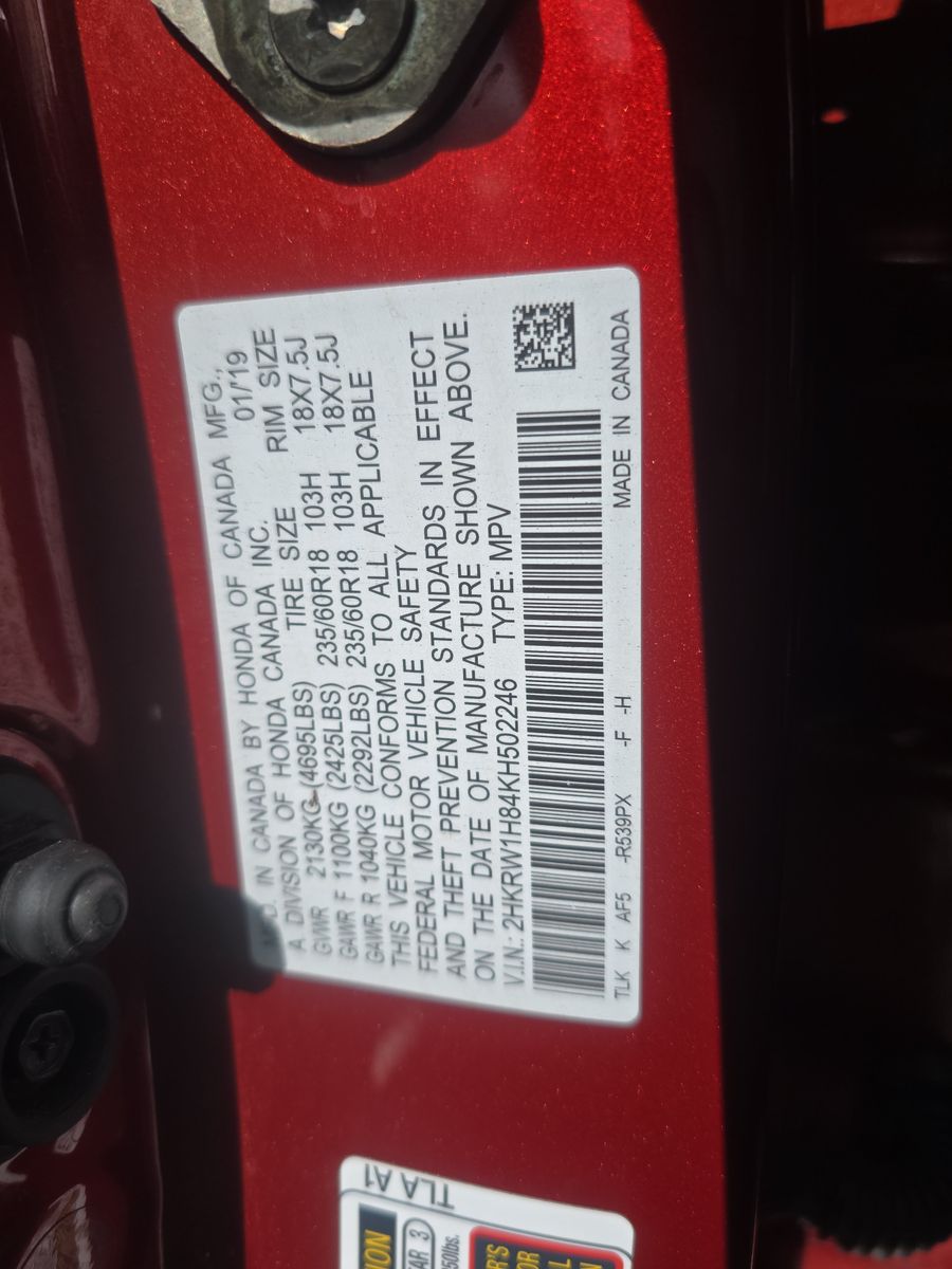 2019 Honda CR-V EX-L FWD