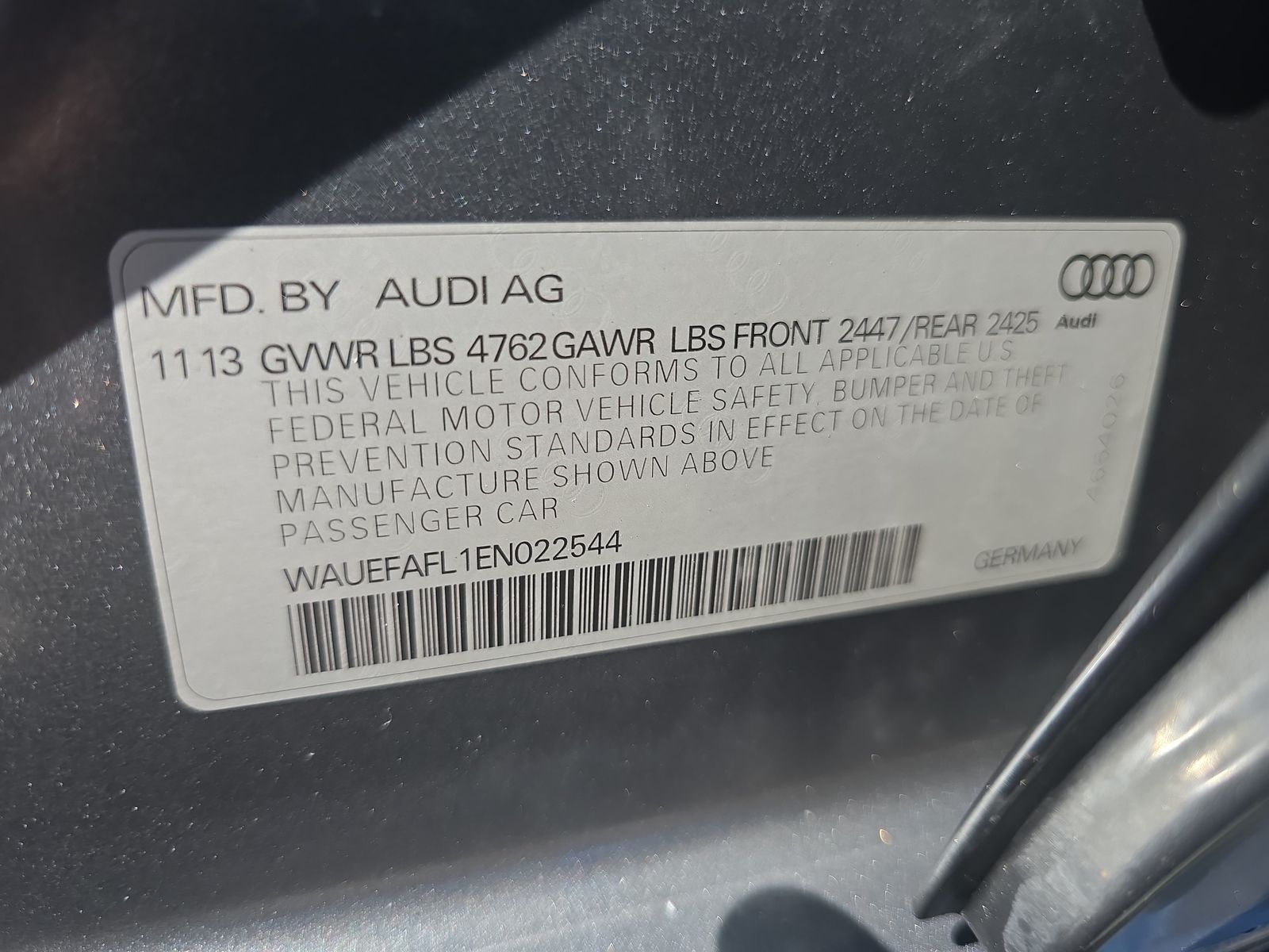 2014 Audi A4 2.0T Premium Plus FWD