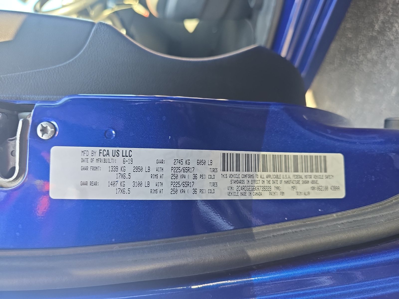 2019 Dodge Grand Caravan GT FWD