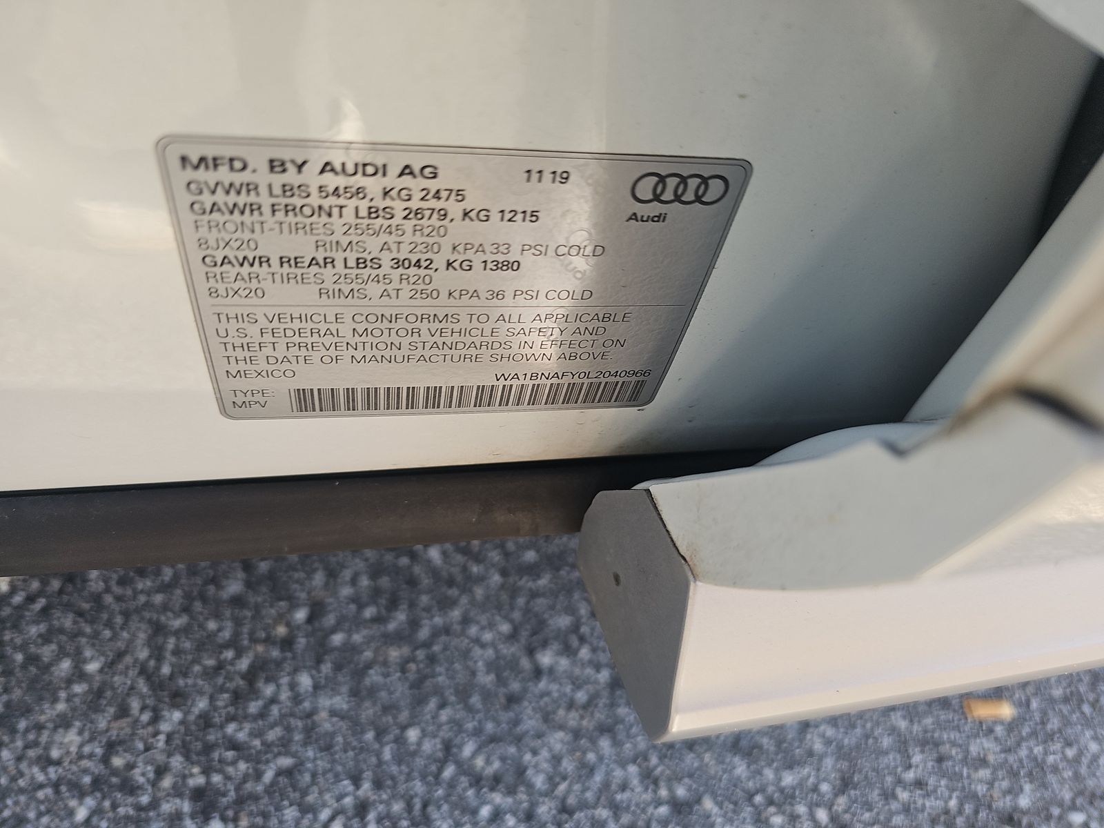 2020 Audi Q5 Premium Plus AWD