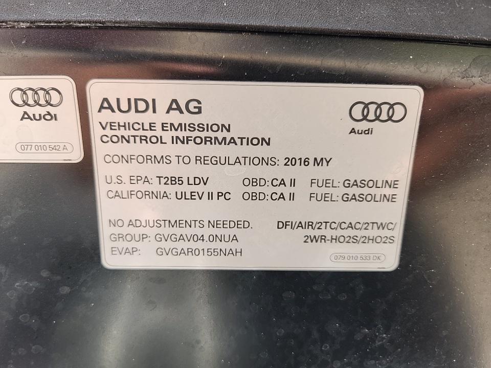 2016 Audi A8 L 4.0T Sport AWD