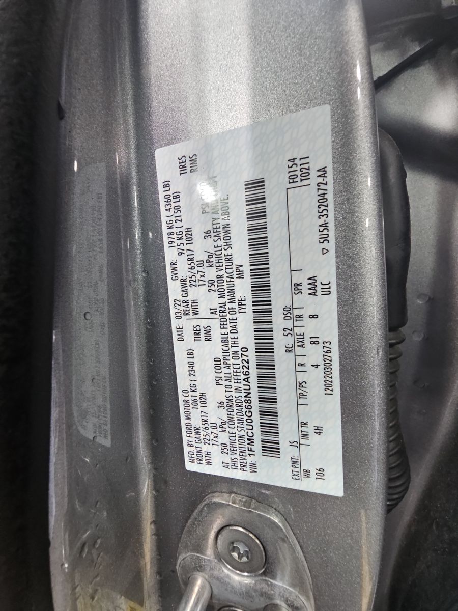 2022 Ford Escape SE FWD